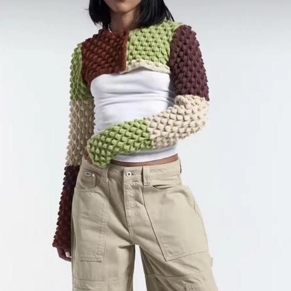 THE RAGGED PRIEST SPLICE SPIKY KNIT
CROP CARDIGAN BNWT❣️